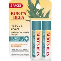 Bálsamo labial Burt's Bees Rescue com cera de abelha e açafrão 100% natural Bálsamo labial Burt's Bees Rescue com cera de abelha e açafrão 100% natural