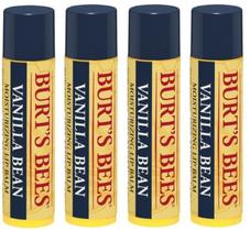 Bálsamo labial Burt's Bees Vanilla Bean, pacote com 4 Bálsamo labial Burt's Bees Vanilla Bean, pacote com 4