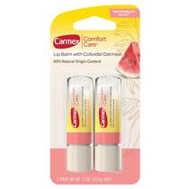 Bálsamo labial Carmex Comfort Care Stick Watermelon, 4,4 ml, pacote com 2