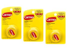 Bálsamo labial Carmex Original Formula 7mL (pacote com 3)