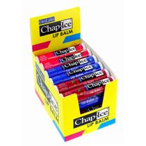 Bálsamo labial CHAP-ICE Premium com sabores variados tradicionais 24x4,25g