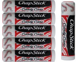 Bálsamo labial ChapStick Candy Cane Flavor 6 peças