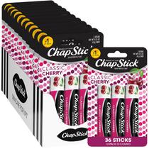 Bálsamo labial ChapStick Classic Cherry 36 tubos de 4,4 ml, 3 pacotes