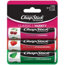 Bálsamo labial ChapStick Classic Hortelã, Cereja e Morango