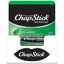Bálsamo Labial ChapStick Clássico Spearmint - 0.15 Oz (Pacote com 12)
