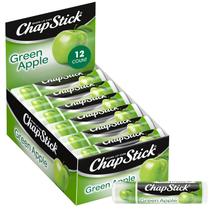 Bálsamo labial ChapStick, hidratante labial Green Apple, pacote com 12 Bálsamo labial ChapStick, hidratante labial Green Apple, pacote com 12