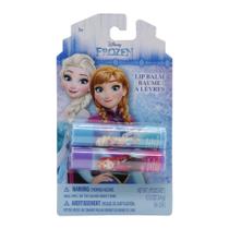 Bálsamo labial Disney Frozen 2 com sabor Anna e Elsa, pacote com 2