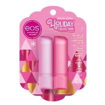 Bálsamo labial eos Holiday Strawberry Cheer & Candy Cane Swirl 4 mL x 2 Bálsamo labial eos Holiday Strawberry Cheer & Candy Cane Swirl 4 mL x 2