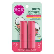 Bálsamo labial eos Leite de coco 100% natural 4 ml de hidratação durante todo o dia Bálsamo labial eos Leite de coco 100% natural 4 ml de hidratação durante todo o dia