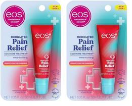 Bálsamo labial eos Medicated The Fixer 10 ml (pacote com 2)