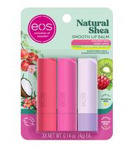 Bálsamo labial eos Natural Shea Honey Apple, pacote com 4 ml Bálsamo labial eos Natural Shea Honey Apple, pacote com 4 ml