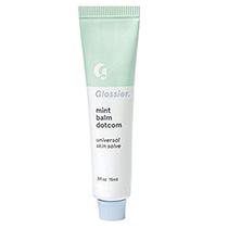 Bálsamo labial Glossier Balm Dotcom 15 ml e aroma de menta