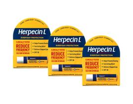 Bálsamo Labial Herpecin-L HL Protetor Solar FPS 30 Pacote com 3 Unidades 8,4g Bálsamo Labial Herpecin-L HL Protetor Solar FPS 30 Pacote com 3 Unidades 8,4g