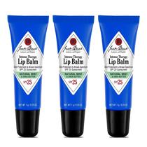 Bálsamo labial Jack Black Intense Therapy SPF 25, 7 ml, pacote com 3 Bálsamo labial Jack Black Intense Therapy SPF 25, 7 ml, pacote com 3