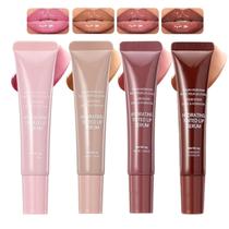 Bálsamo Labial KTouler Kit com 4 Unidades Tintado, Hidratante e Vegano Bálsamo Labial KTouler Kit com 4 Unidades Tintado, Hidratante e Vegano