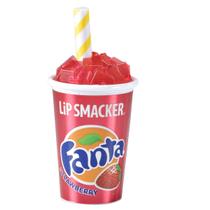 Bálsamo labial Lip Smacker Coleção Coca Cola Strawberry Fanta