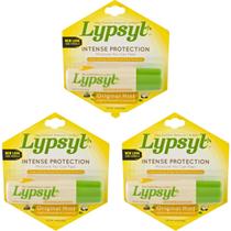 Bálsamo labial Lypsyl Intense Protection Original Mint, pacote com 3