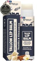 Bálsamo labial Natrulo Beef Tallow com hidratante hidratante de cera de abelha
