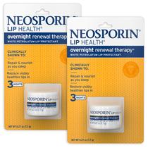 Bálsamo Labial Neosporin Lip Health - Terapia de Renovação Noturna (2 x 8mL)
