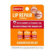 Bálsamo Labial O'Keeffe's Lip Repair - Com Óleo de Cereja e Vitamina E (3 Unidades)