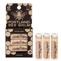 Bálsamo Labial Portland Bee Balm - Sem Perfume - 3 Unidades - 100% Natural