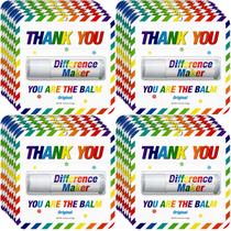 Bálsamo labial Sacubee, pacote com 30, presente de agradecimento aos funcionários, Rainbow