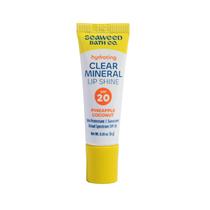 Bálsamo labial Seaweed Bath Co. Mineral transparente hidratante SPF 20 8mL