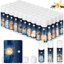 Bálsamo labial Siifert Christmas Nativity, 50 unidades e calendário do advento