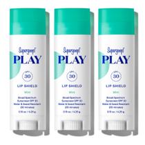 Bálsamo labial Supergoop! PLAY Lip Shield SPF 30 com pacote Mint 3
