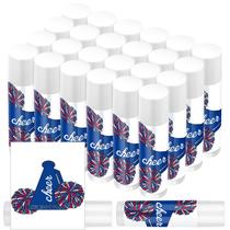 Bálsamo labial Suttmin Pom Pom Cheer Team 24 unidades azul/prata/vermelho Bálsamo labial Suttmin Pom Pom Cheer Team 24 unidades azul/prata/vermelho