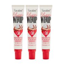 Bálsamo labial VACATION Classic Whip FPS 30 Coco e Baunilha 3 un. Bálsamo labial VACATION Classic Whip FPS 30 Coco e Baunilha 3 un.