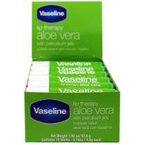 Bálsamo labial, vaselina, terapia labial, aloe vera, pacote com 12 unidades