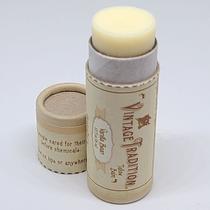 Bálsamo labial Vintage Tradition hidratante de sebo bovino com baunilha