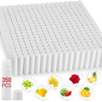 Bálsamo labial VISRIE, pacote de 350, sem rótulo, natural, 7 sabores, 4,25 ml