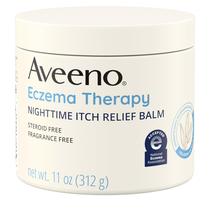 Bálsamo Noturno Para Alívio Da Coceira Aveeno, Creme Eczema Corporal, Fórmula Hidratante Com Aveia Coloidal E Ceramida, 325 Ml, Pacote De 1