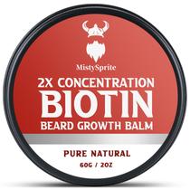 Bálsamo para Barba MistySprite 2X - 60ml com Biotina e Aroma de Baunilha