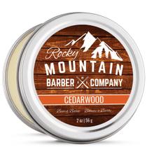 Bálsamo para barba Rocky Mountain Barber 60 ml 100% madeira de cedro natural