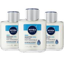 Bálsamo Pós-Barba Nivea Men Sensitive Cool com Vitamina E - 3 Unidades de 100ml