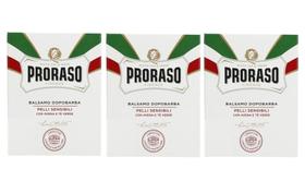 Bálsamo pós-barba Proraso Linha Branca para pele sensível 100 ml Bálsamo pós-barba Proraso Linha Branca para pele sensível 100 ml
