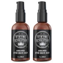 Bálsamo pós-barba Viking Revolution Luxury Soothes Masculino, pacote com 2