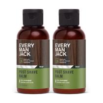 Bálsamo pós-barbear Every Man Jack Calms Irritation 95 ml, pacote com 2