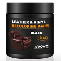 Bálsamo recolorante de couro AWOWZ 300ml Kit de reparo de sofá de couro