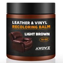 Bálsamo recolorante de couro AWOWZ 300ml Kit de reparo de sofá de couro