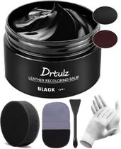 Bálsamo recolorante de couro drtulz Kit de reparo de couro preto