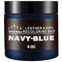 Bálsamo recolorante de couro STARTSO WORLD Azul marinho 240mL