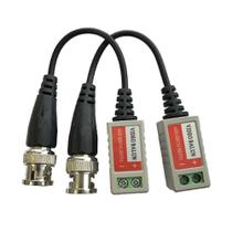 Balun De Vídeo Ahd Rabicho Conector Borne E Conector Bnc - Transceiver