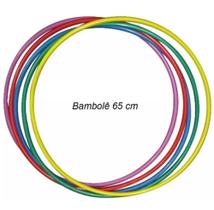 Bambolê 10 unidades arco infantil 65 cm colorido brinquedo ar livre atividade física