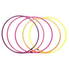 Bambolê 13Mm Colorido Decoração Ginastica Festas 60 Cm