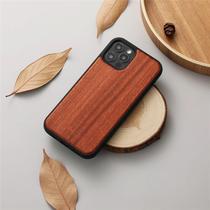 Bamboo Phone Case para iPhone, Madeira Maciça, iPhone 11, 12, 13, 14 Pro Max, X, Xs, XR, SE, 7, 8 Plus, Grátis, 1PC