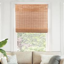 Bamboo Roman Shades CHICOLOGY para Windows 27W X 64H Squirrel